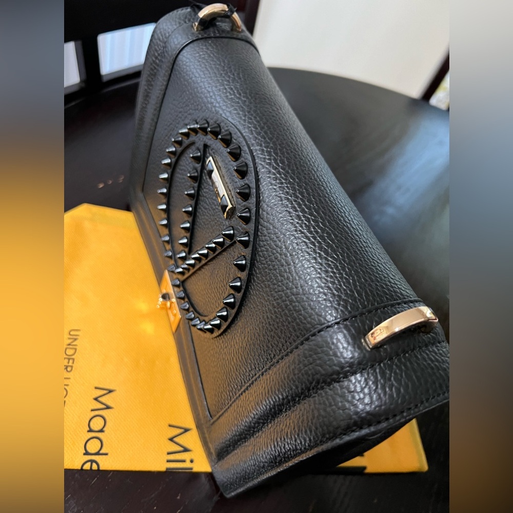 ❌SOLD❌NWT Valentino By Mario Valentino Alice Rock Leather Shoulder Bag - Picture 4 of 13